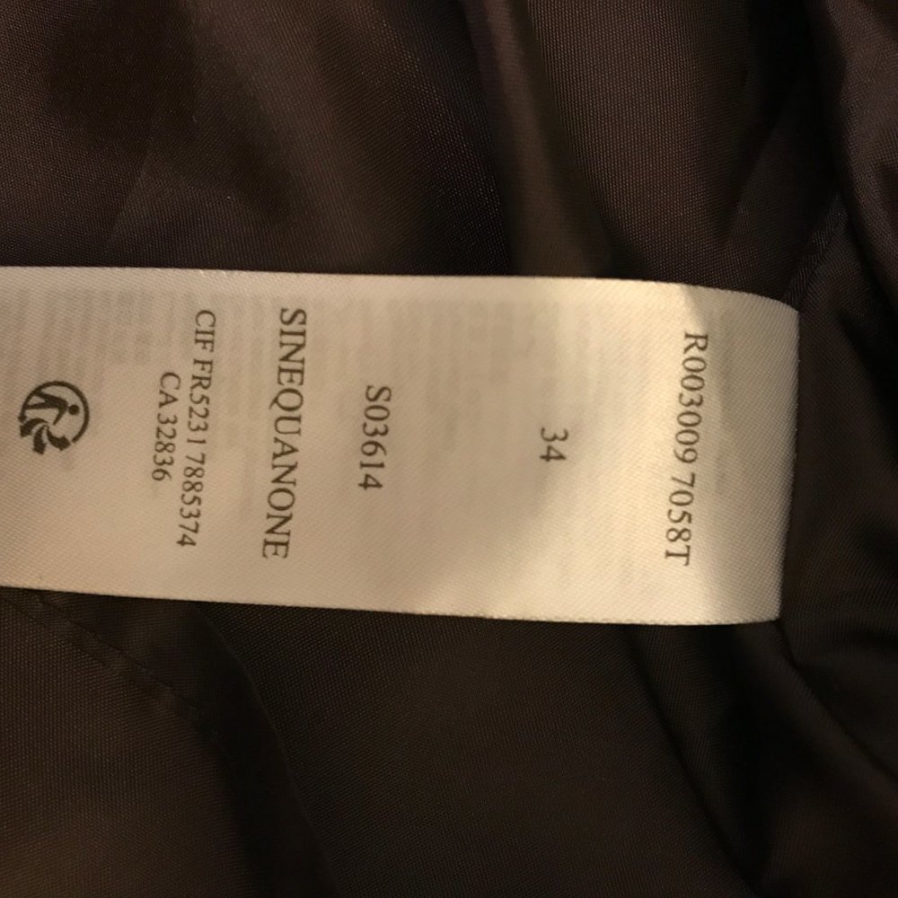 NWT SINEQUANONE Paris dress XS, FR 34. - Picture 10 of 10